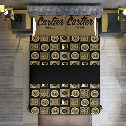 Cartier Versus 3-Piece Bedding Set-86"×70"/ 218×177cm (Dual-sidede Printing)