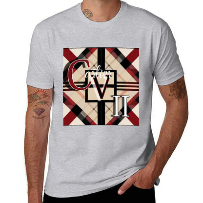 Cartier VII Red Men's Short Sleeve T-shirt (Front Printing)